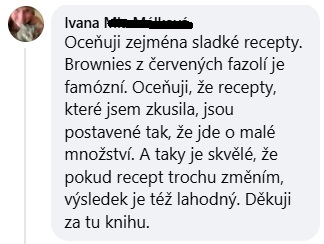 Skutečná zpětná vazba od čtenářky
