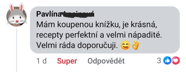 Skutečná zpětná vazba od čtenářky